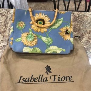 Isabella Fiore sunflower handbag